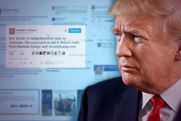 Trump tweets Another brick in Mr Trump ’s wall?
