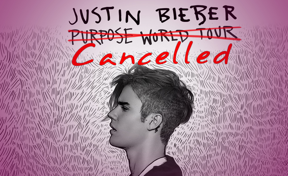 Justin Bieber Just Canceled The Remainder Of His “ Purpose ” World Tour
